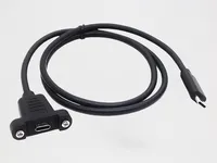 Кабельная сборка USB с монтажом на панель